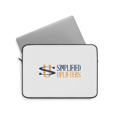 Sleek Laptop Sleeve - Simplified Uplifters Design