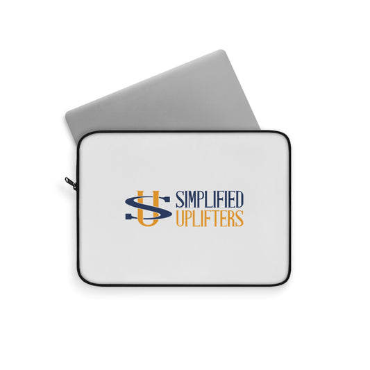 Sleek Laptop Sleeve - Simplified Uplifters Design